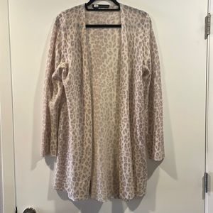 360 Cashmere Leopard Cardigan